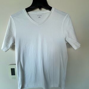White V-Neck T-Shirt